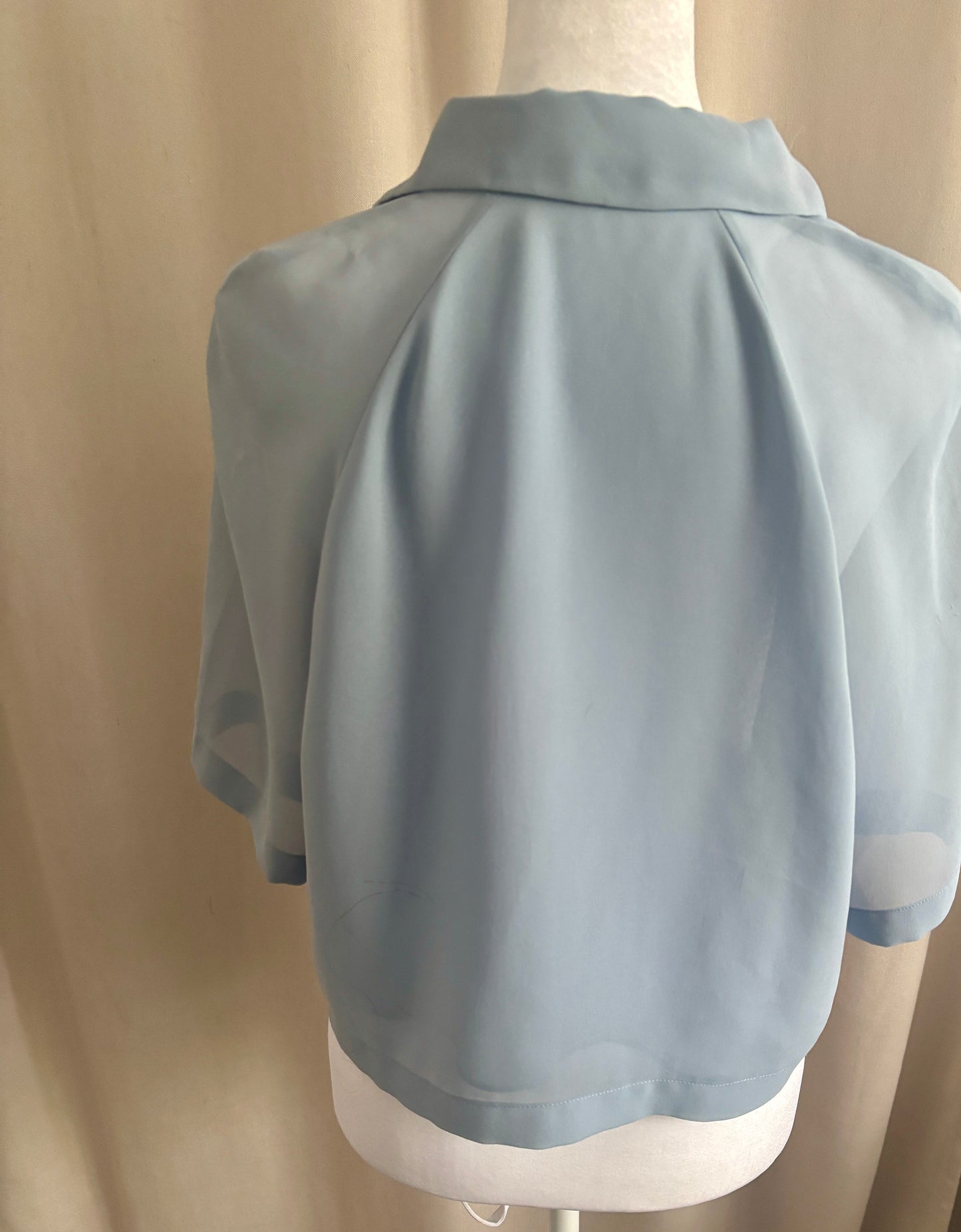 Wilfred Cropped Button-Front Shirt | Size S