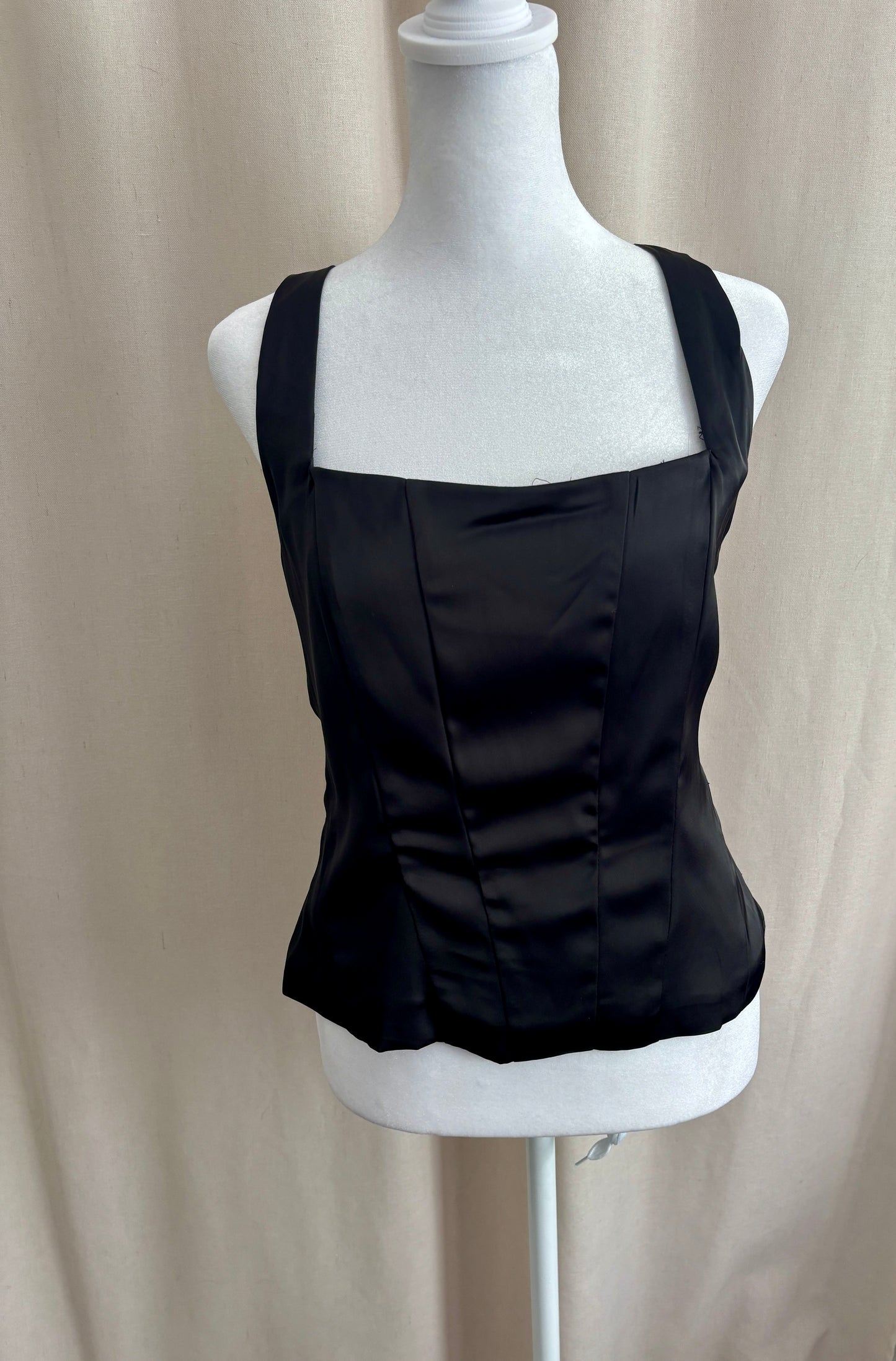 Dynamite Satin Corset Top | Size M