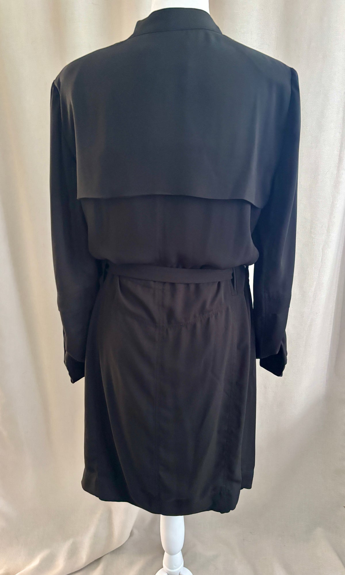 Babaton Quincey Trench Jacket — Black | M
