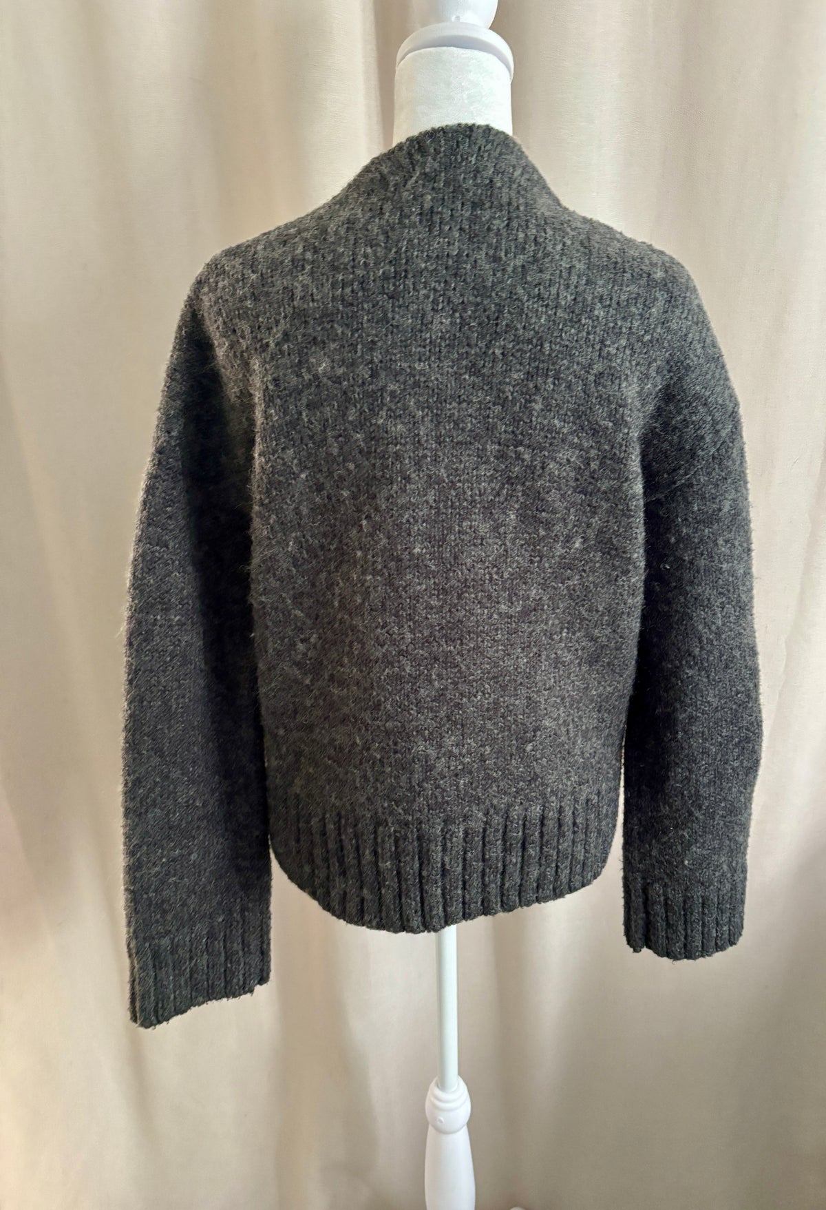 Oak + Fort Chunky Knit Open-Front Cardigan — Size XS