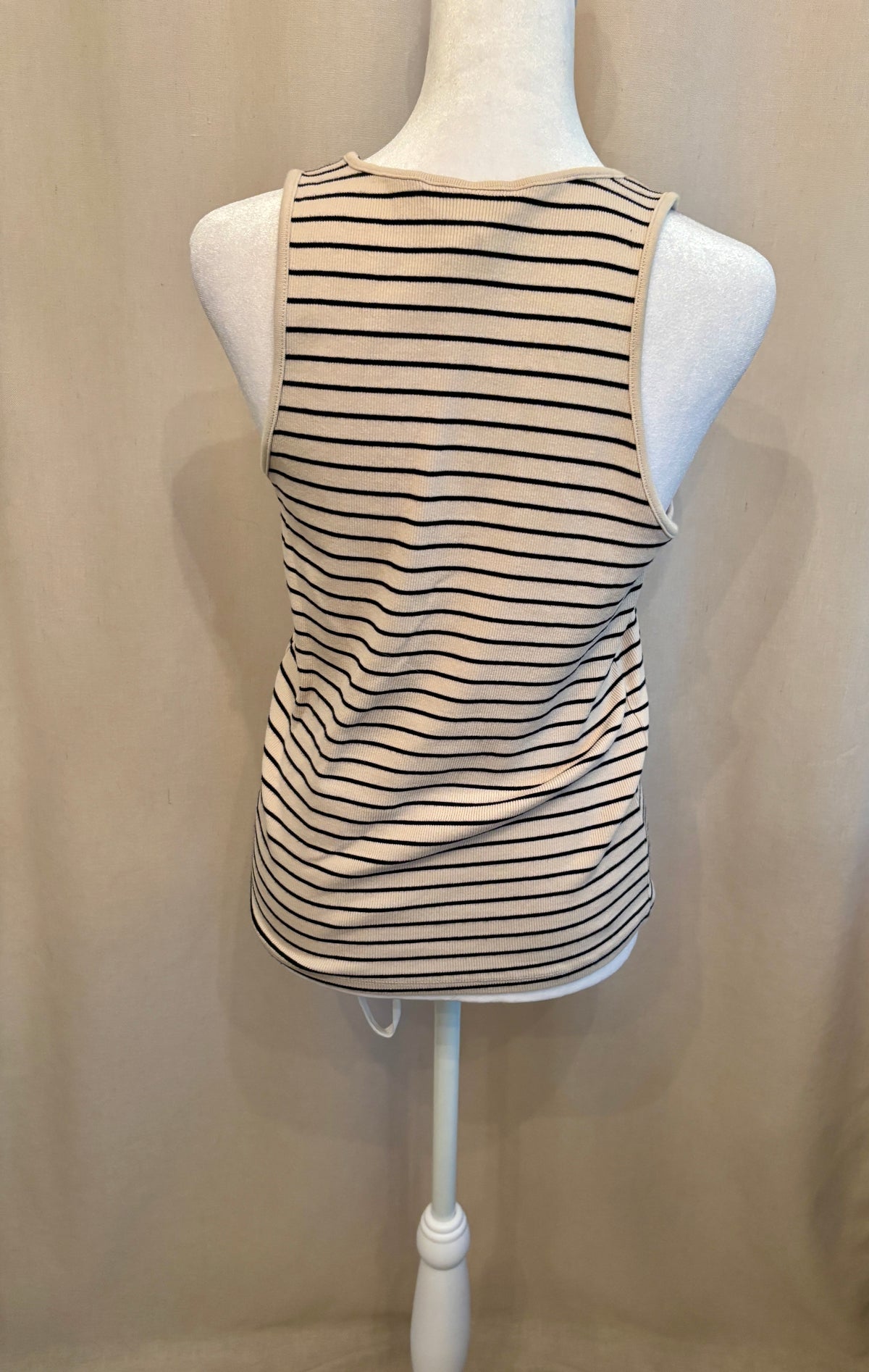 H&M Ribbed Striped Tank — Size L