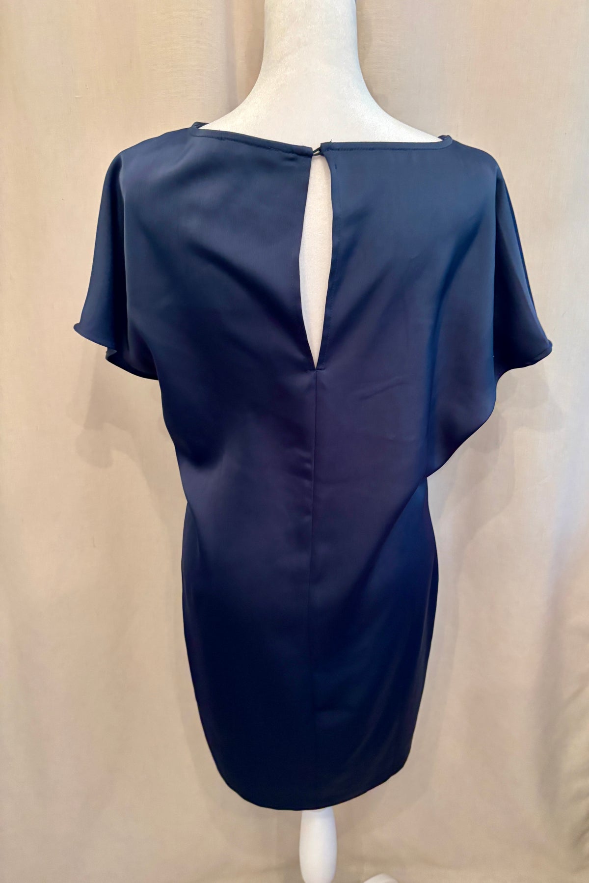 Chamber & Grace Navy Shift Dress — Size XS