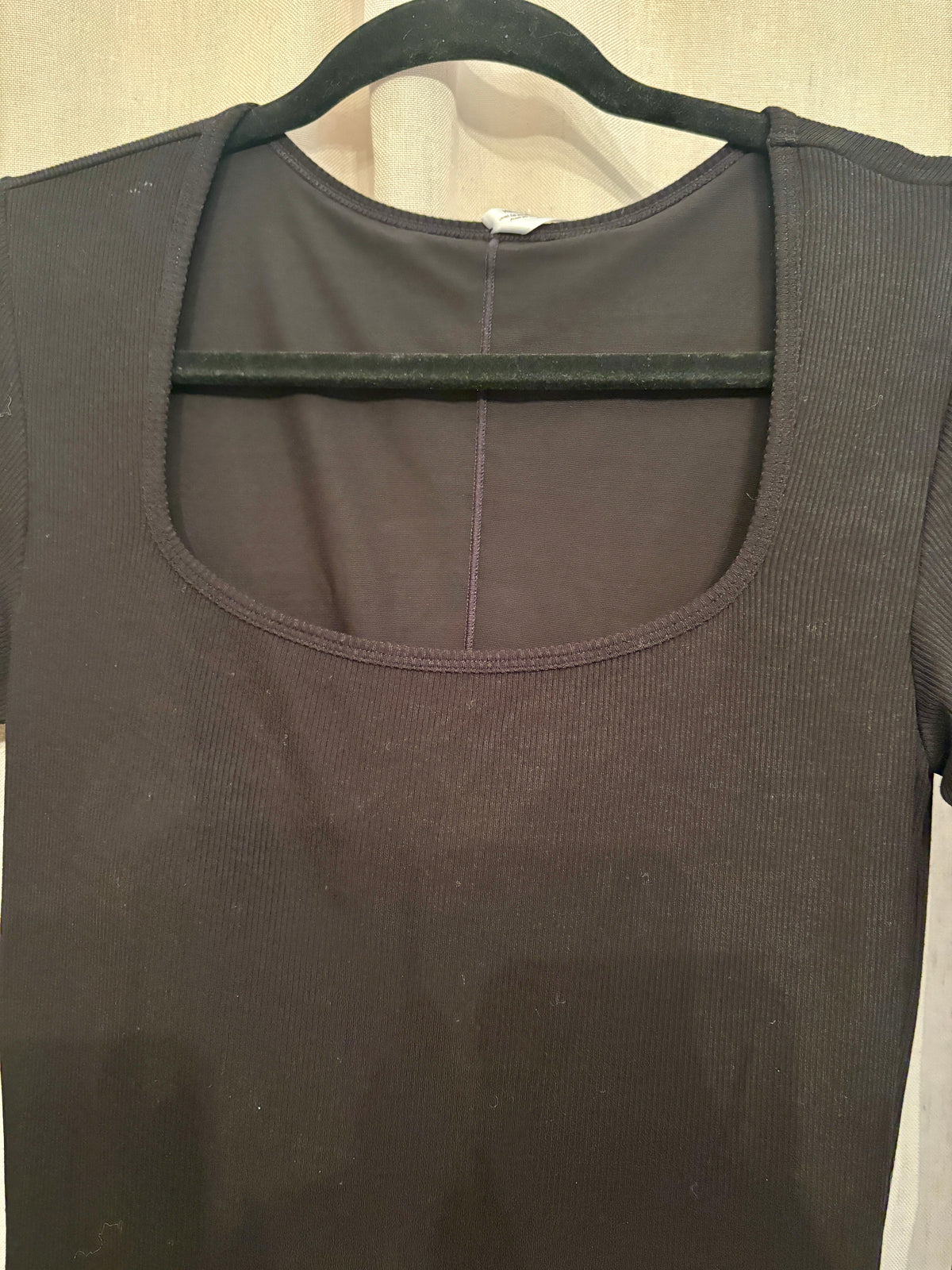 Popilush Shapewear Square Neck Long Sleeve Slimming Maxi Dress - XL