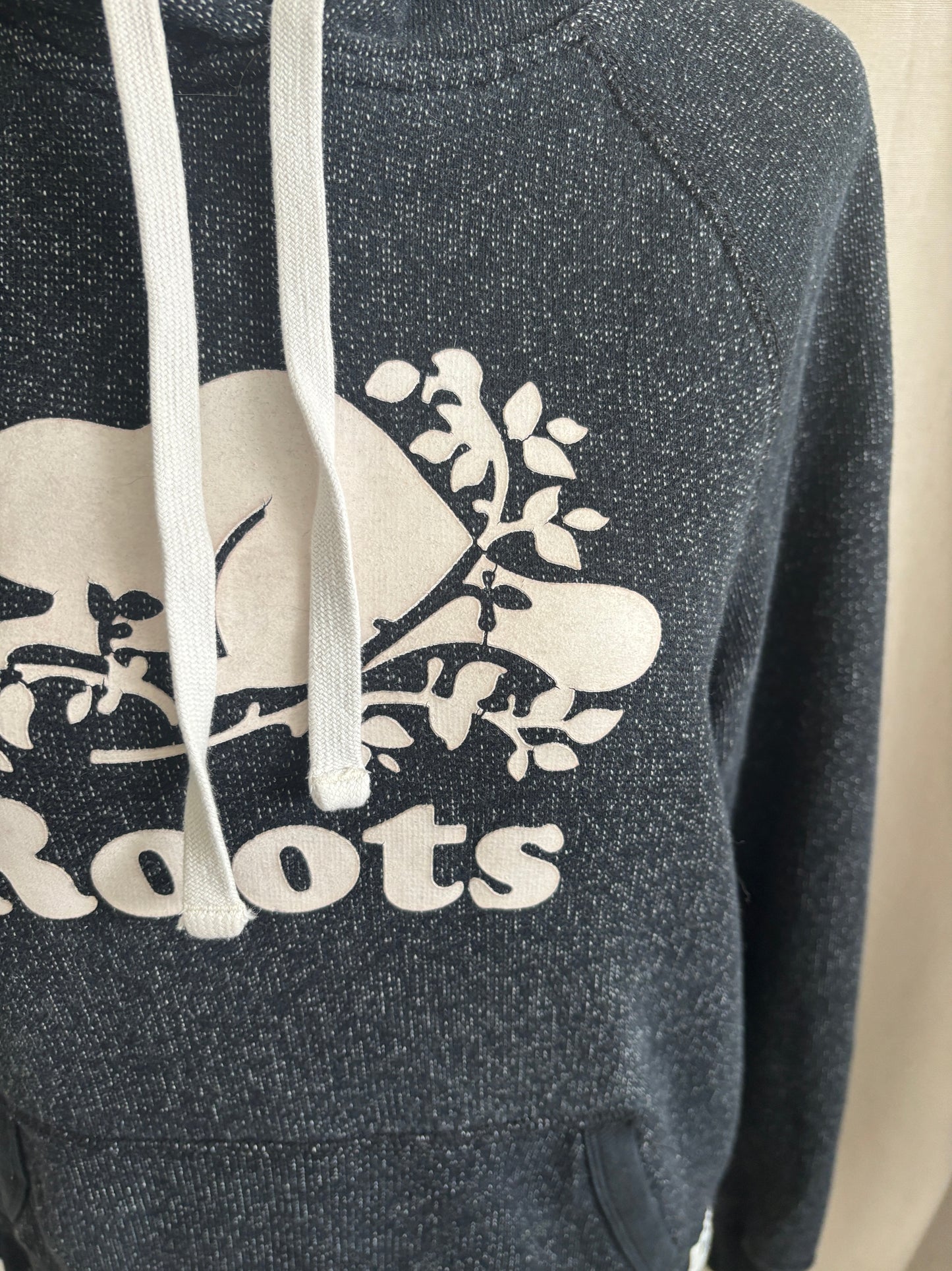 Roots Charcoal Grey Hoodie | Size XS