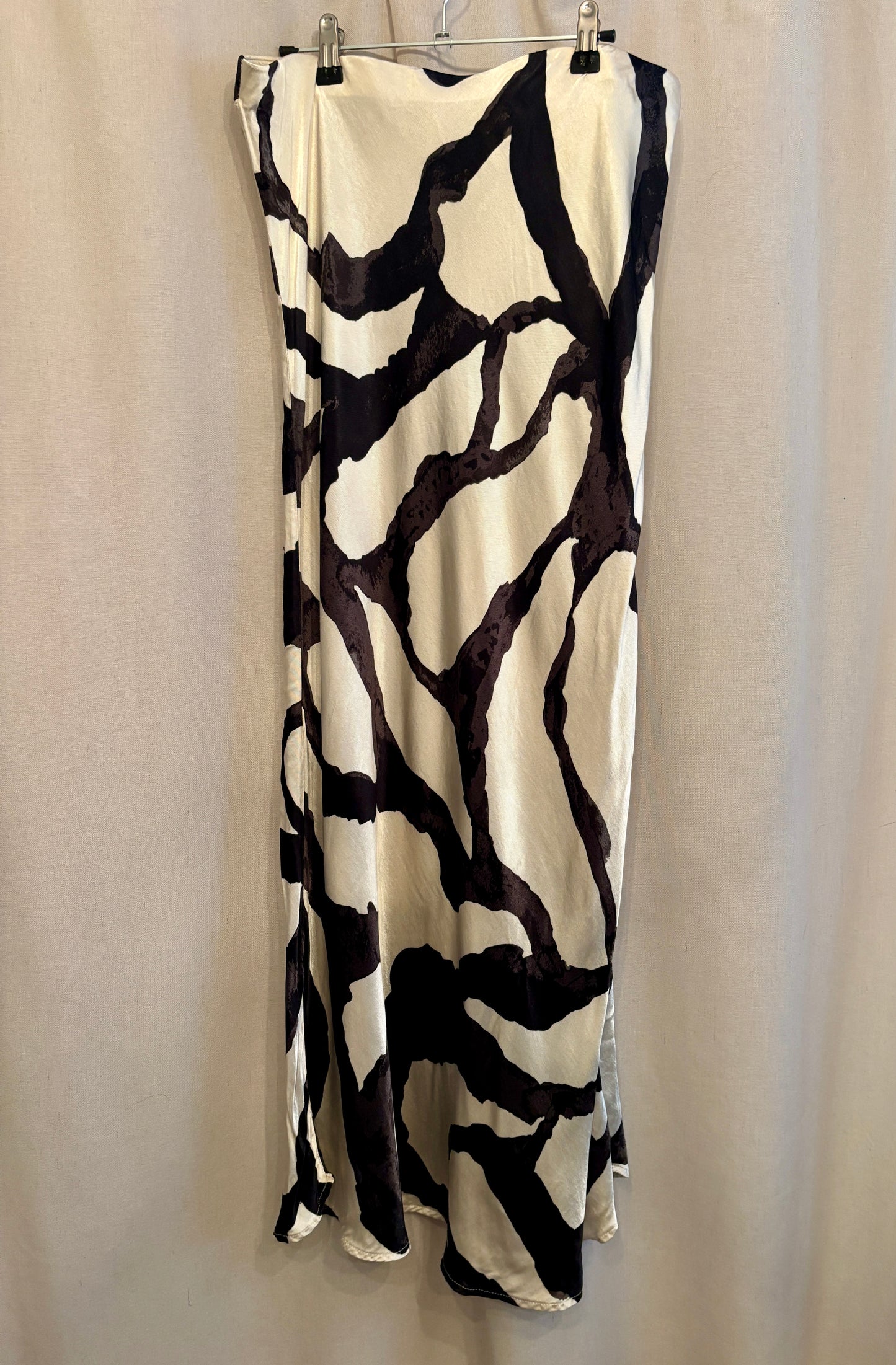 H&M Geometric Satin Slip Skirt | Size L