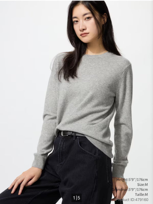 Uniqlo Cashmere Crewneck Sweater | Size S