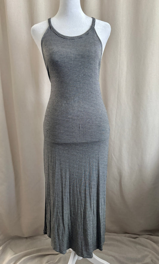 Micro Stripe Maxi Dress | Size M