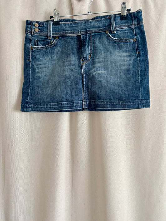 Citizens of Humanity Vintage Mini Denim Skirt | Size 28