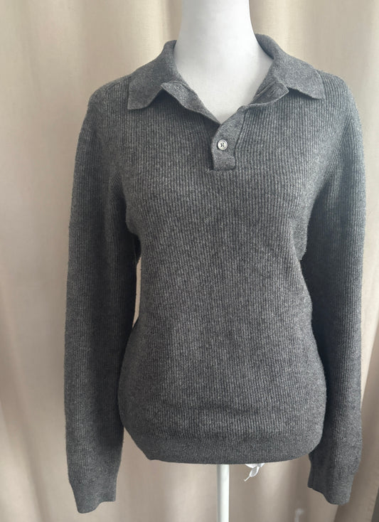 Reiss Ribbed Polo Sweater | Size L