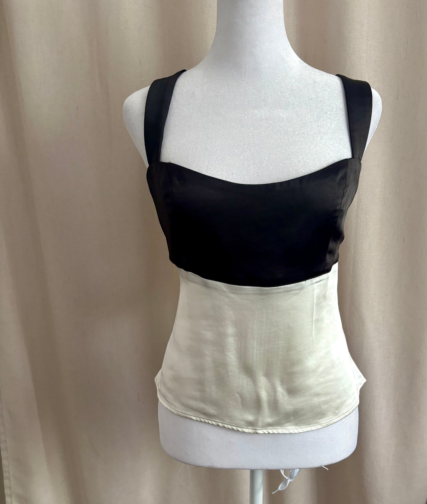 Princess Polly Colorblock Satin Tank | Size 8