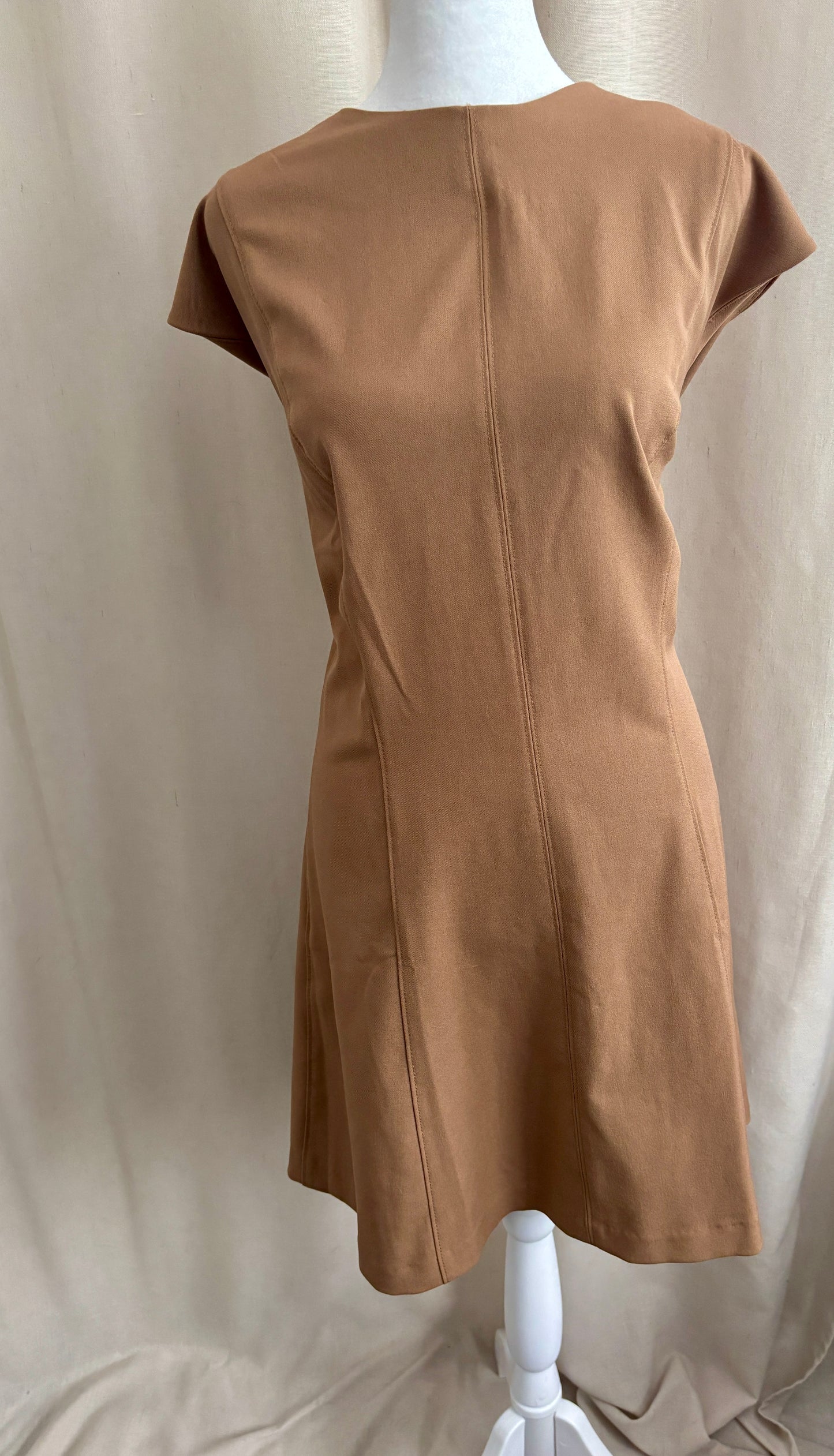 H&M Brown A-Line Dress | Size XL