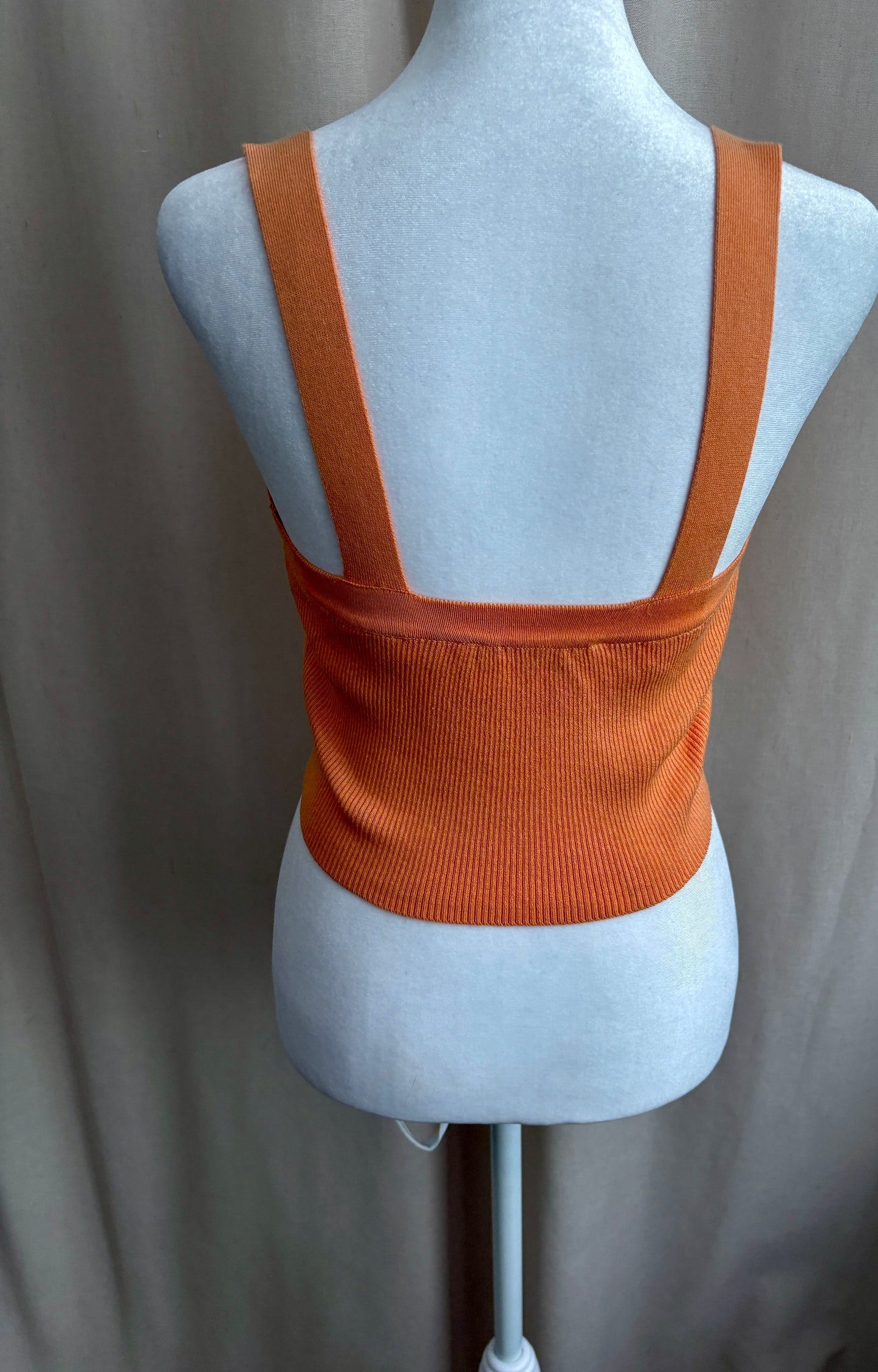 Zara Cropped Knit Tank | Size S