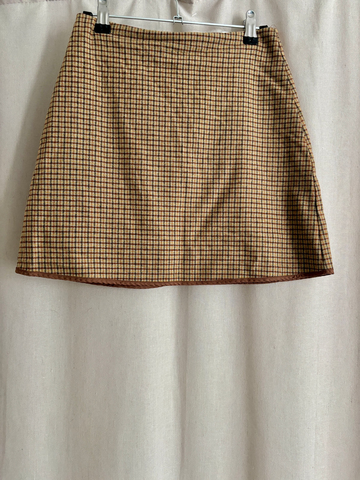 Wilfred Plaid Above-Knee Skirt | Size 0
