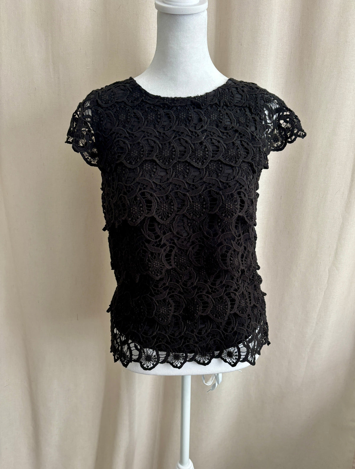 See by Chloé Lace Cap Sleeve Top — Size 4