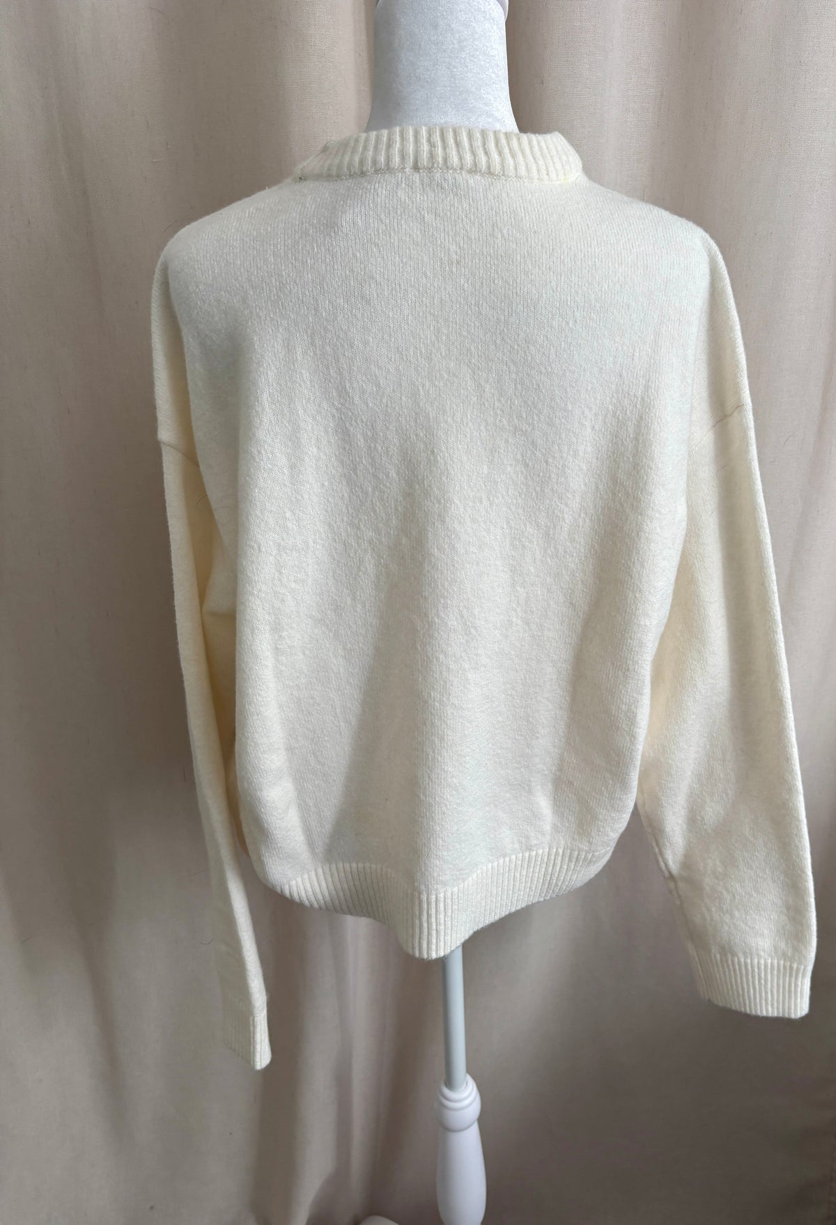 Ardene Teddy Bear Embroidered Crewneck — Size S