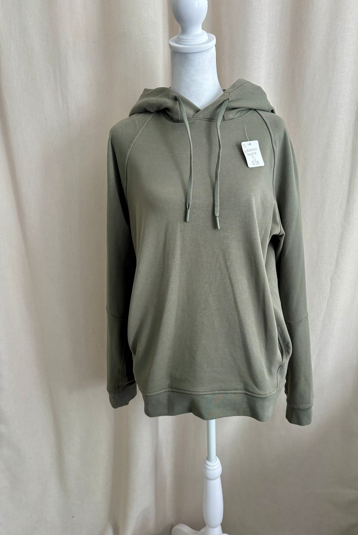 Lululemon Olive Hoodie — Size S