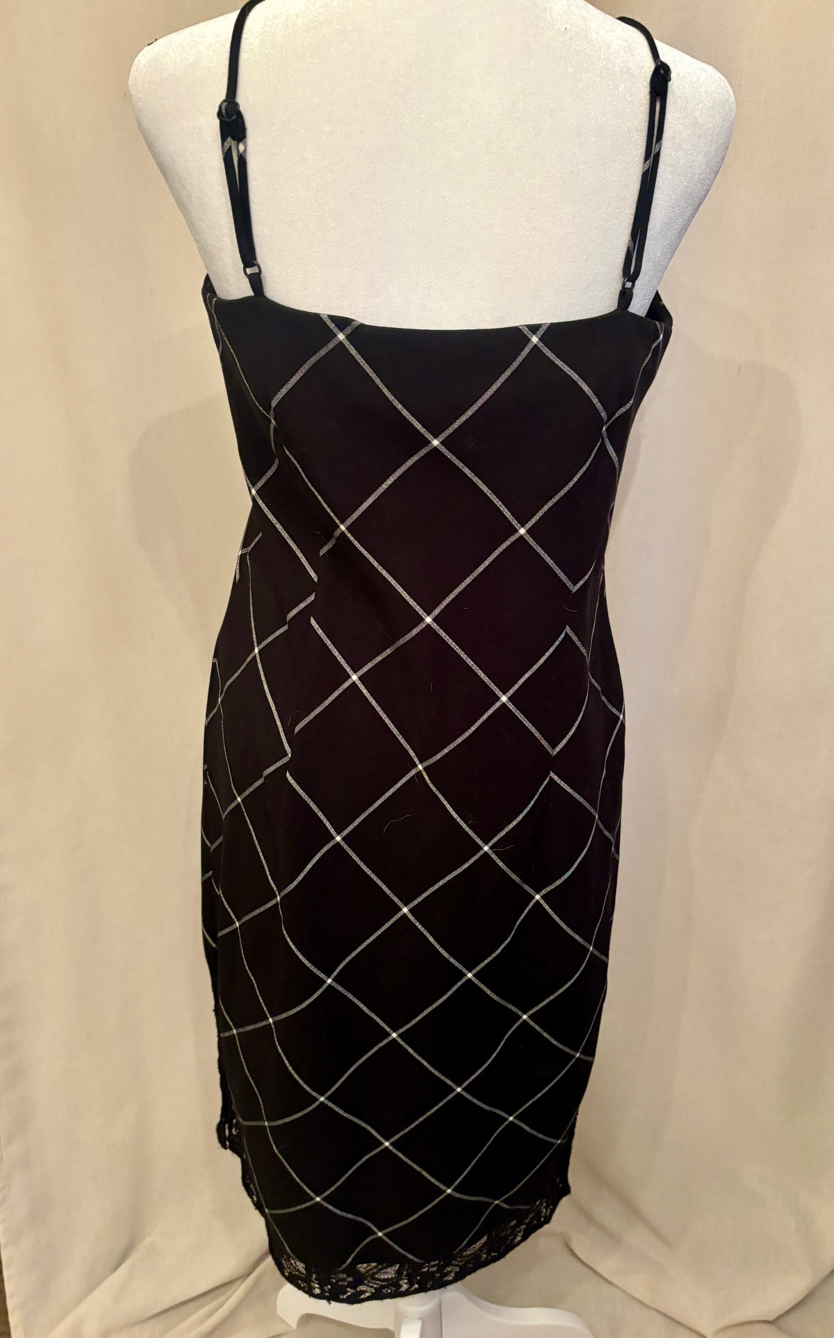 1.State Plaid Midi Dress — Size M