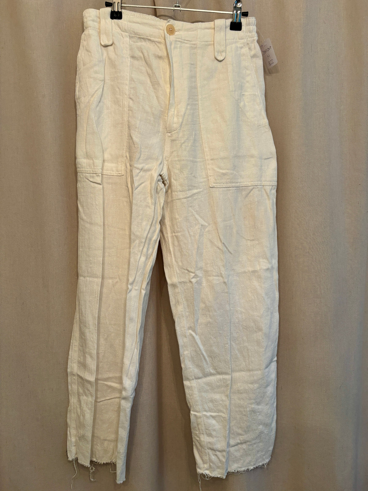 Zara Linen-Like Pants — Size M