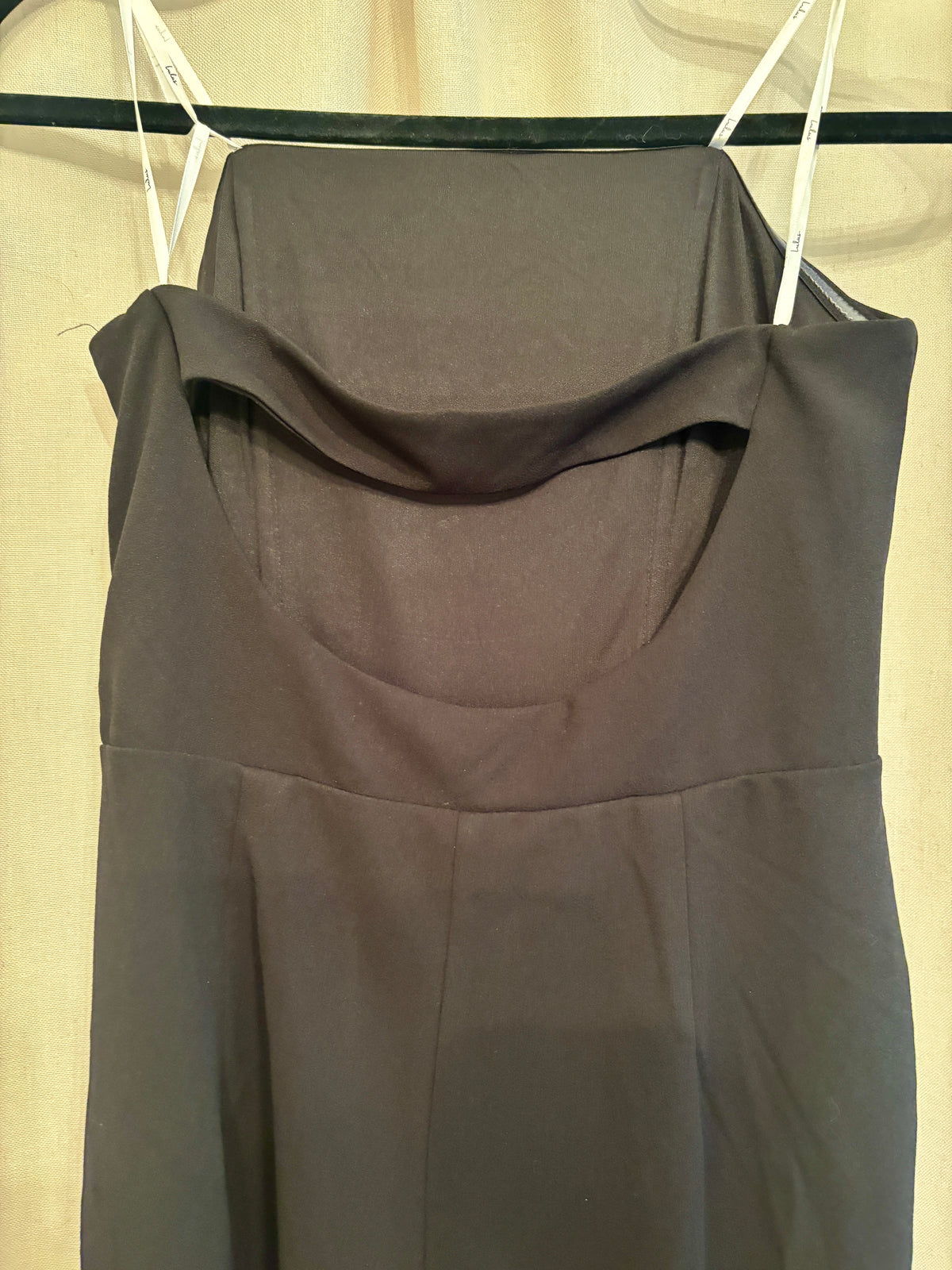 Lulus Special Evening Strapless Cutout Jumpsuit — Size M