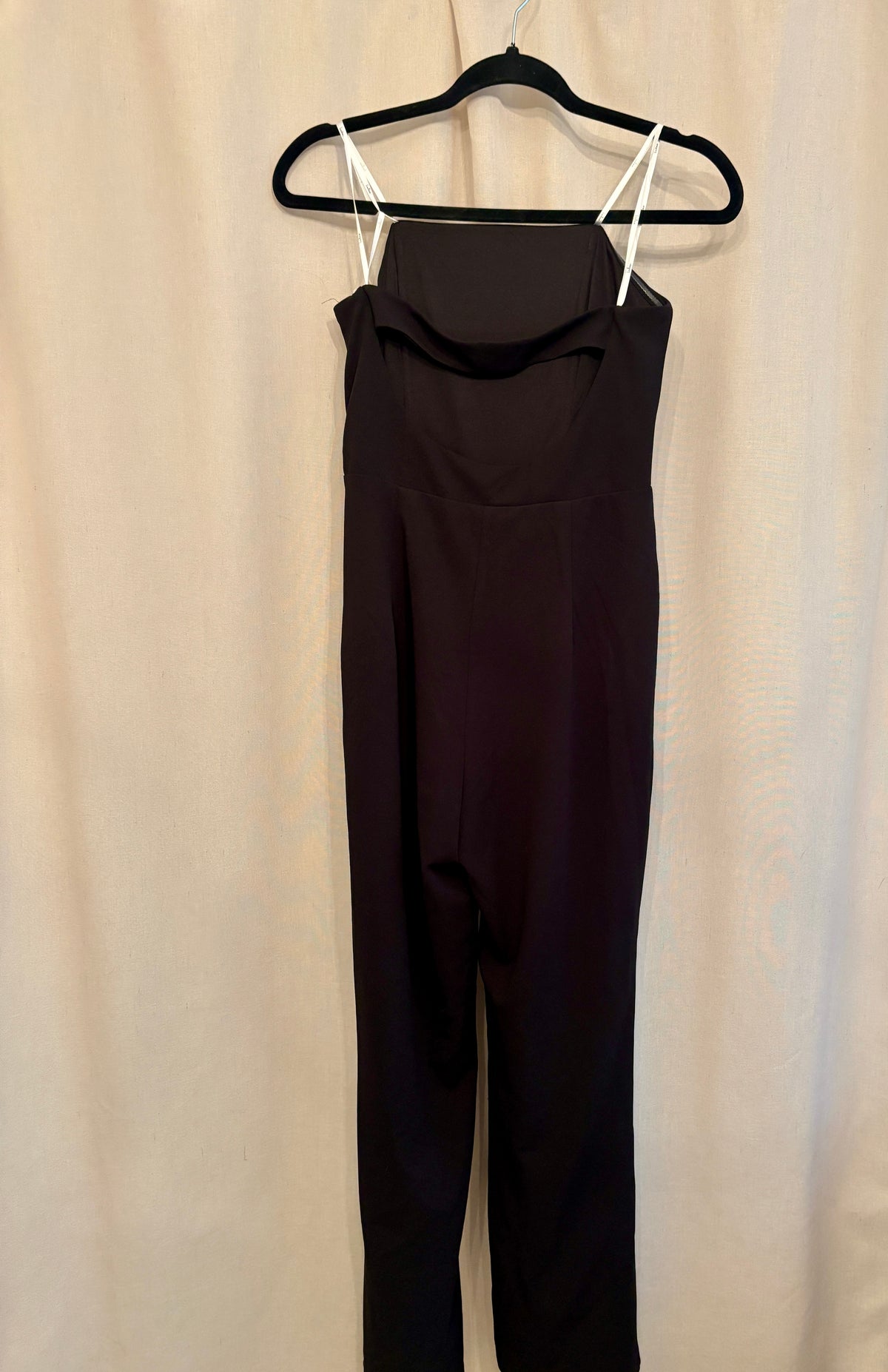 Lulus Special Evening Strapless Cutout Jumpsuit — Size M