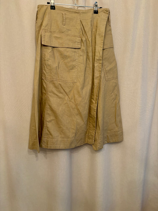 Joe Fresh Asymmetrical Cargo Midi Skirt — Size 4