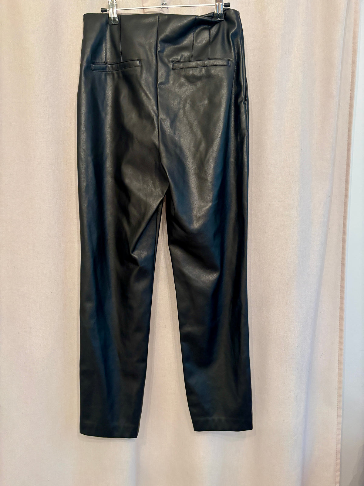 Dynamite Kendall Faux Leather Tailored Slim Ankle Pants — Size 6