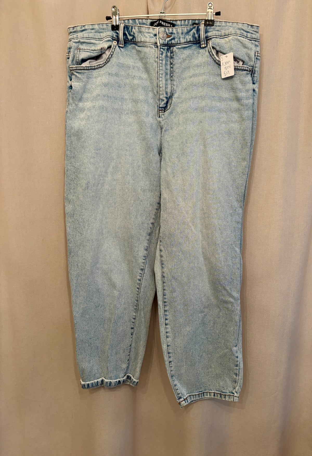 Joe Fresh High-Rise Straight-Leg Jeans — Size 18W