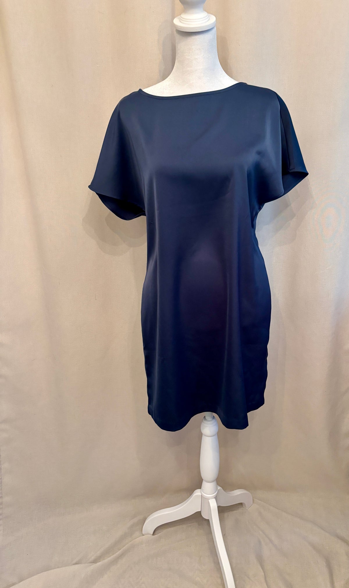 Chamber & Grace Navy Shift Dress — Size XS