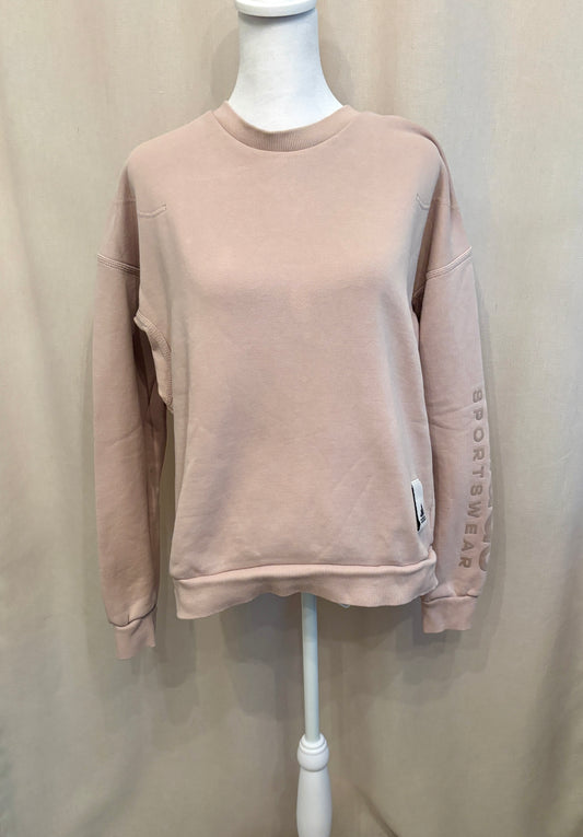 adidas Flocked-Logo Crewneck — Fits S