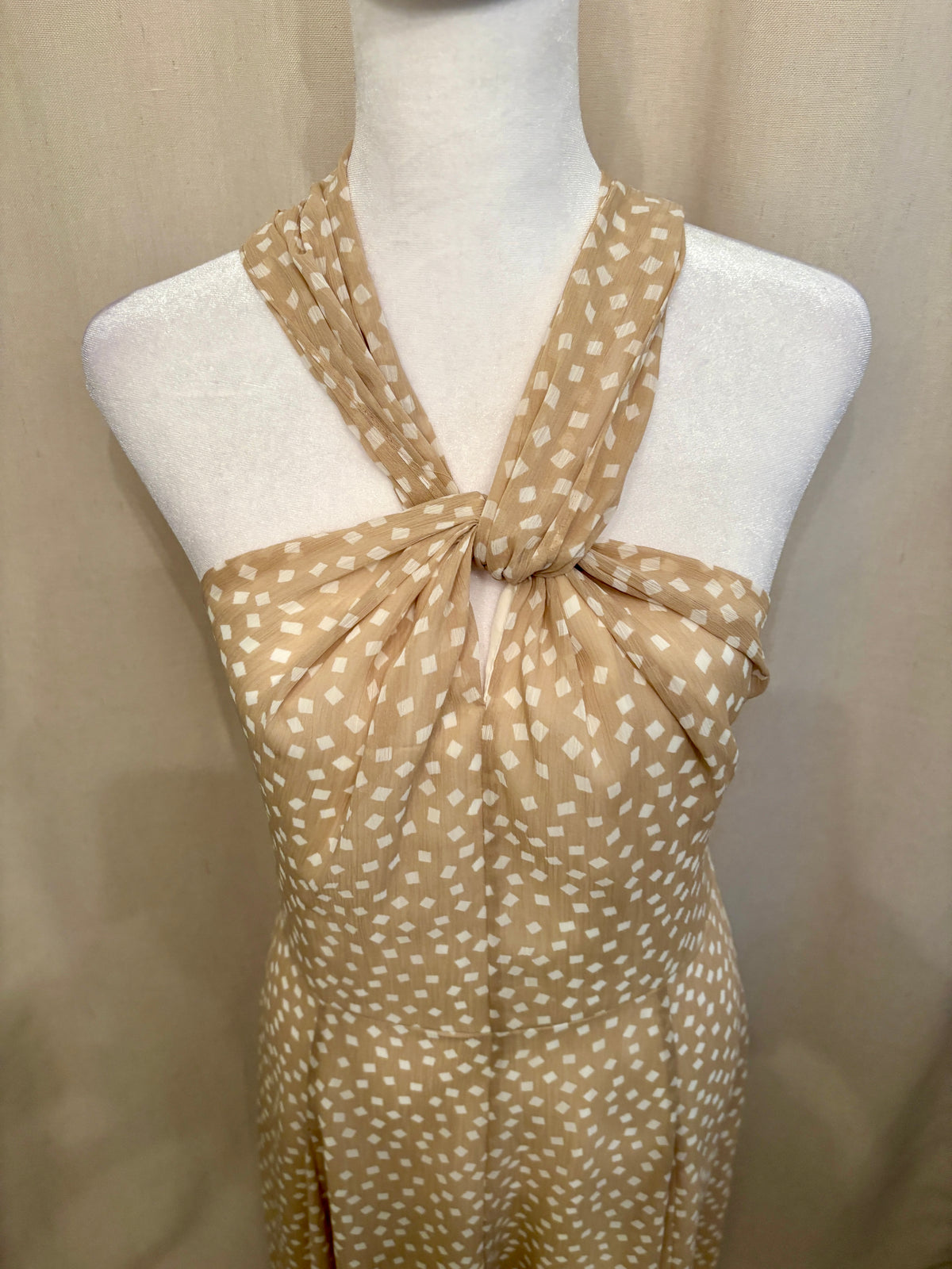 Tommy Hilfiger Polka-Dot Midi Dress — Size 10