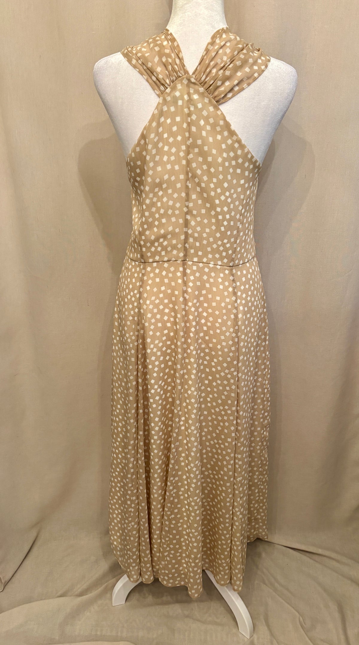 Tommy Hilfiger Polka-Dot Midi Dress — Size 10