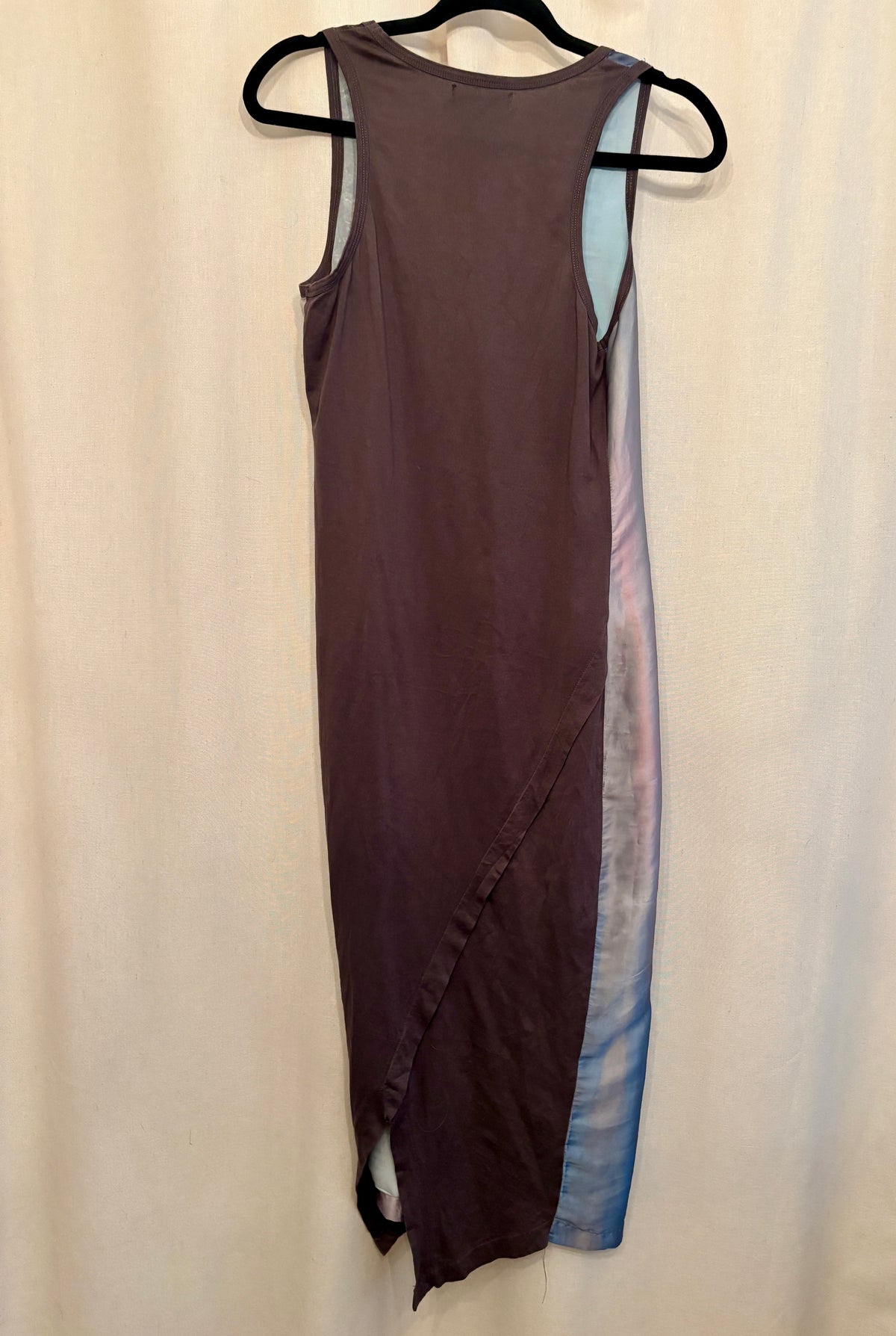 Funktional Satin Tie-Dye Midi Dress — Size S