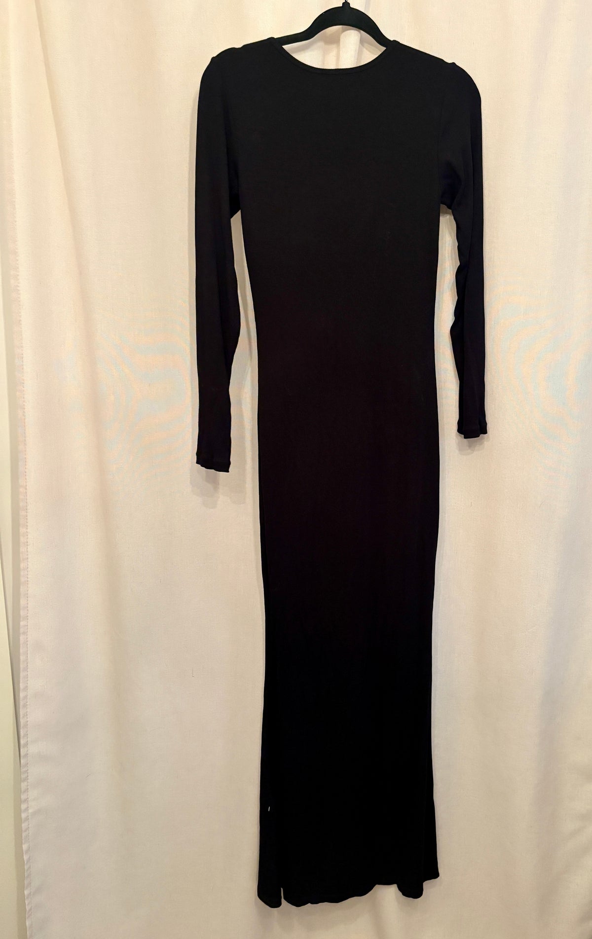 Popilush Shapewear Square Neck Long Sleeve Slimming Maxi Dress - XL
