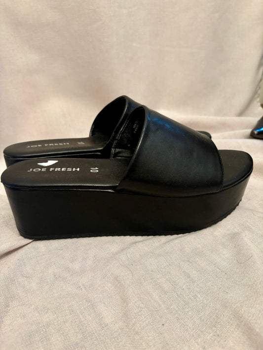 Joe Fresh Platform Slides — Size 10