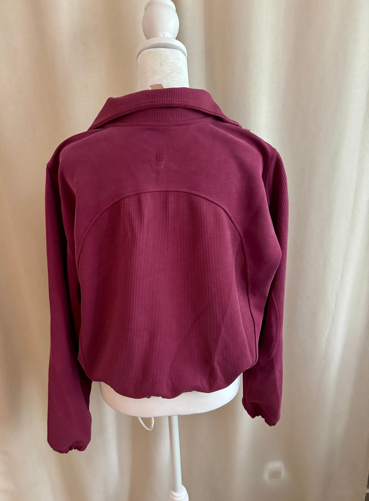lululemon Brushed Softstreme Ribbed Half Zip — Size 6