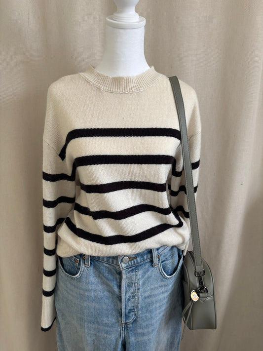 H&M Knit Striped Sweater - Size Small