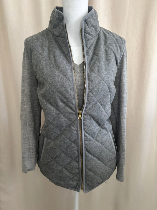 Old Navy Grey Diamond Quilted Vest | Size L