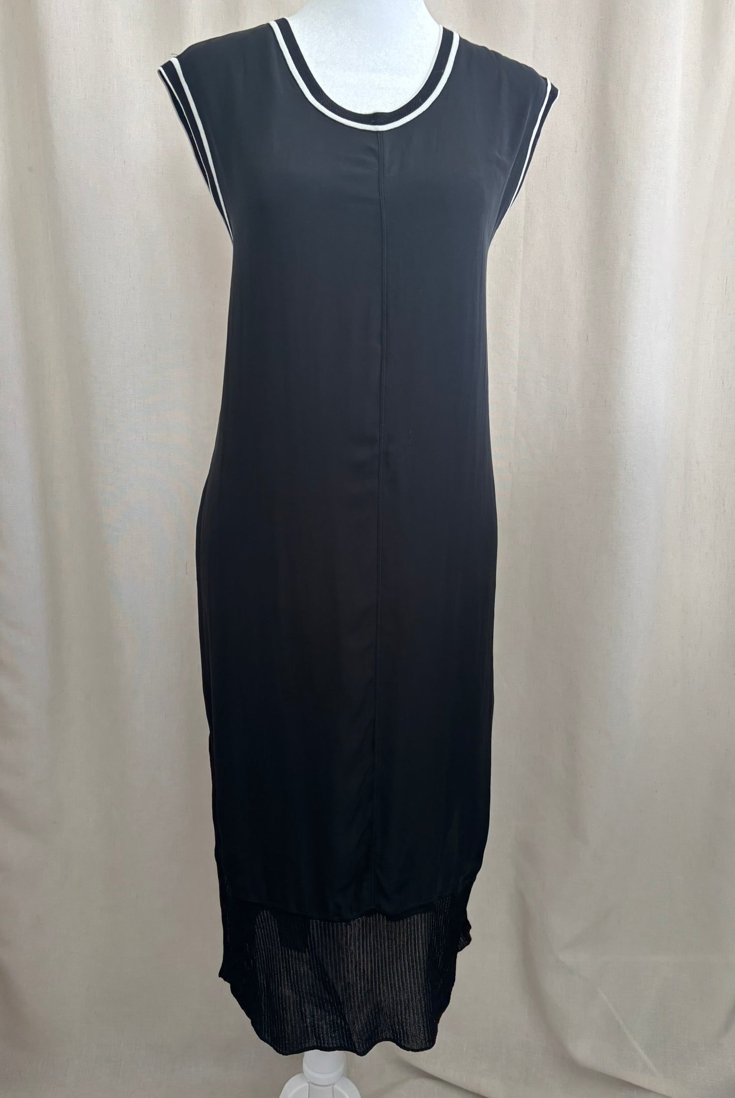Rag & Bone Black Midi Dress | Size M