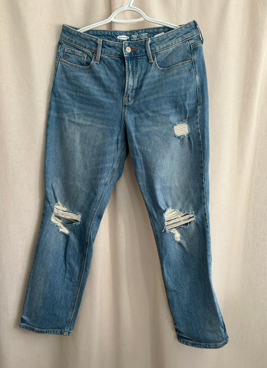 Old Navy Power Slim Straight High-Rise Jeans | Size 10