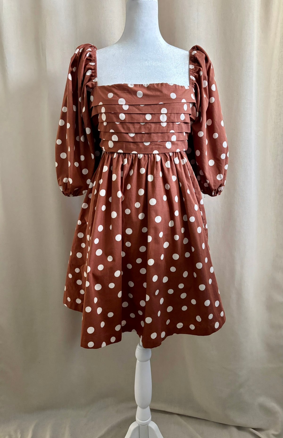 Abercrombie & Fitch Emerson Puff Sleeve Mini Dress | Size M NWT