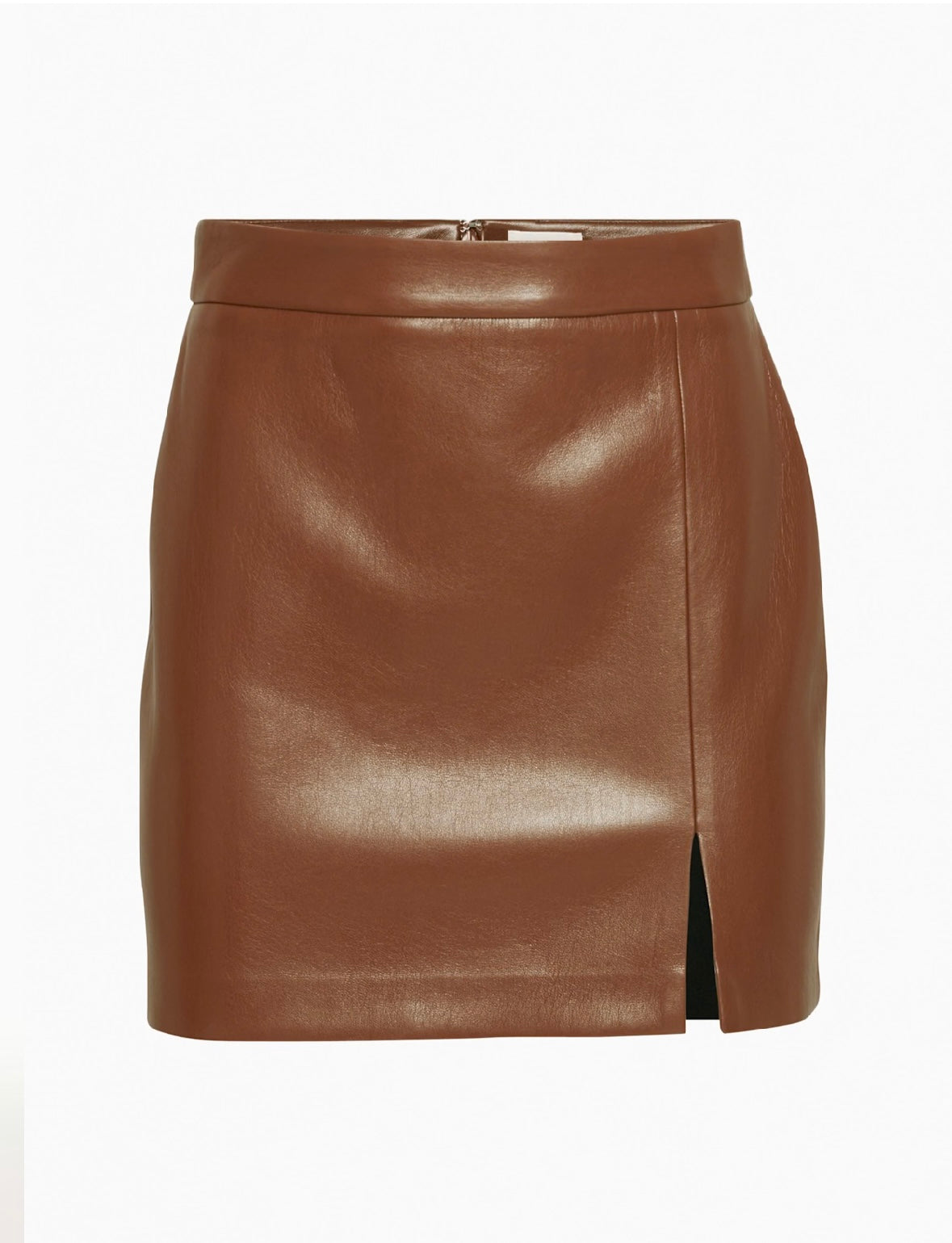 Wilfred Patio Vegan Leather Mini Skirt | Size 10