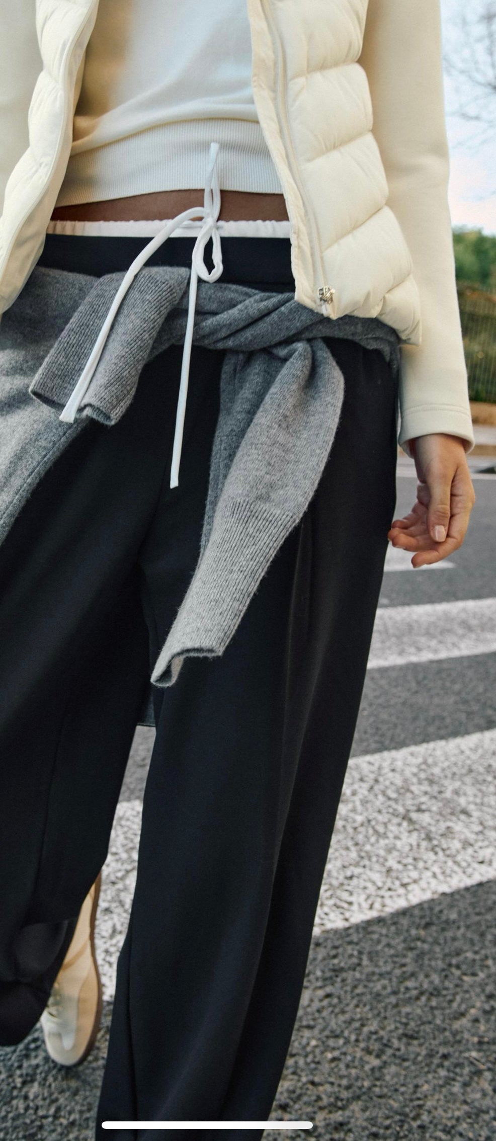 NWT Zara Double Waist Wide Leg Pants | Size M