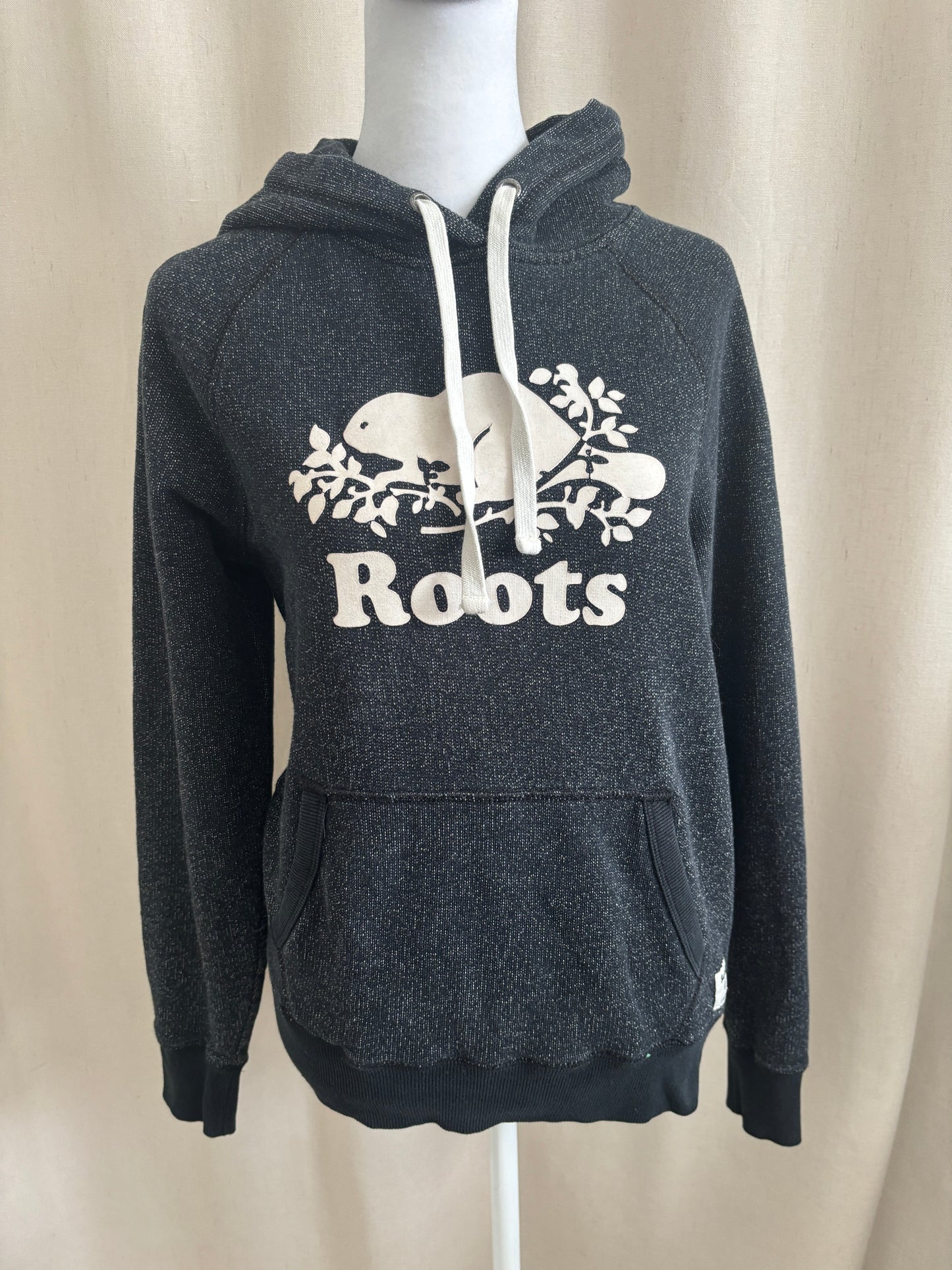 Roots Charcoal Grey Hoodie | Size XS