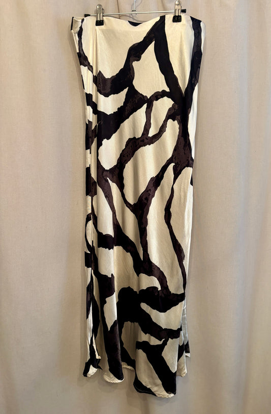 H&M Geometric Satin Slip Skirt | Size L