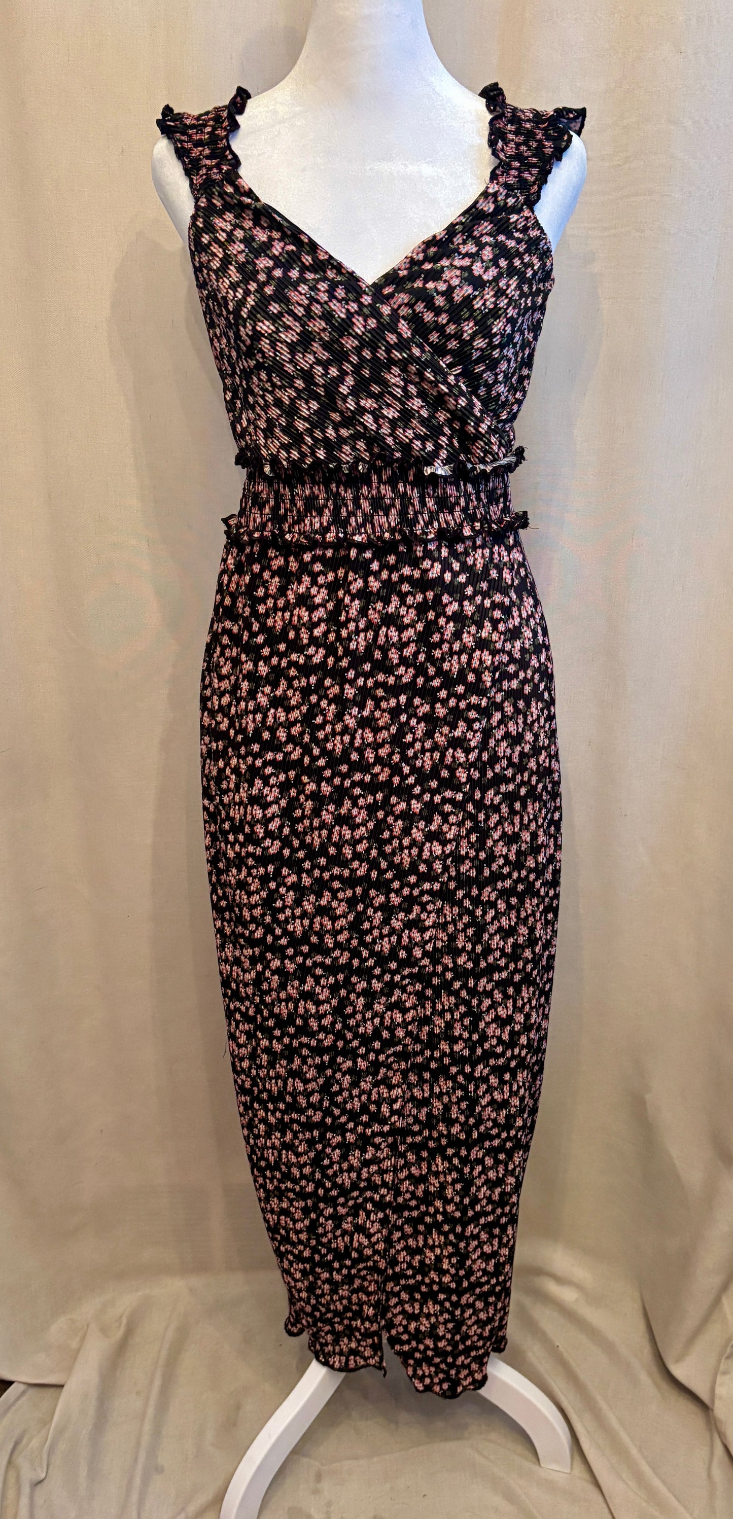 Saylor Floral Midi Dress | Size S