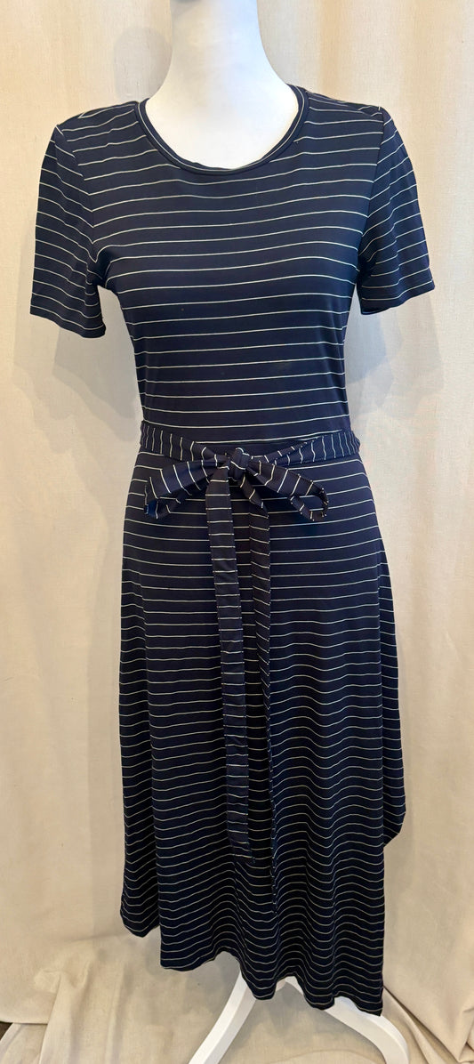 Club Monaco Striped Midi Dress | Size S