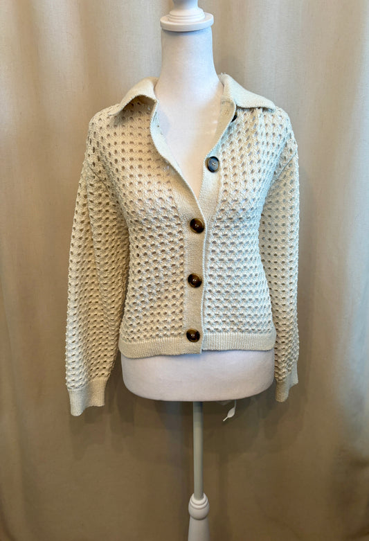 H&M Crochet Collar Cardigan | Size XS