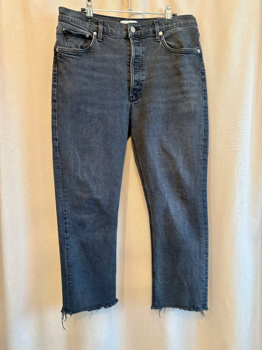 AGOLDE Cropped Straight Leg Jeans | Size 31