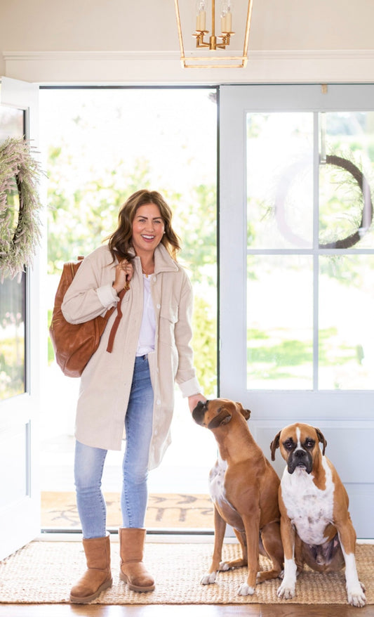 Jillian Harris x Jackson Rowe Scholar Shacket | Size XL