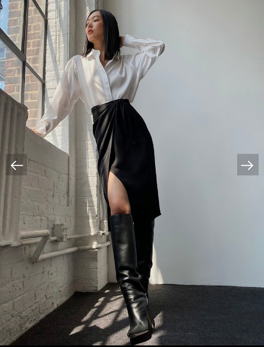 Babaton Sarong Midi Skirt | Size 4